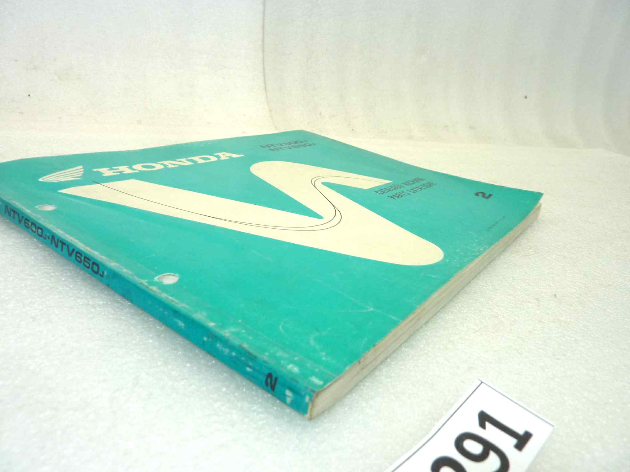 Catalogo parti ricambio Honda NTV600 650J 2 ricambi ORIGINALE ita eng Parts Catalog dim 21,5 x 28 cm - immagine 7