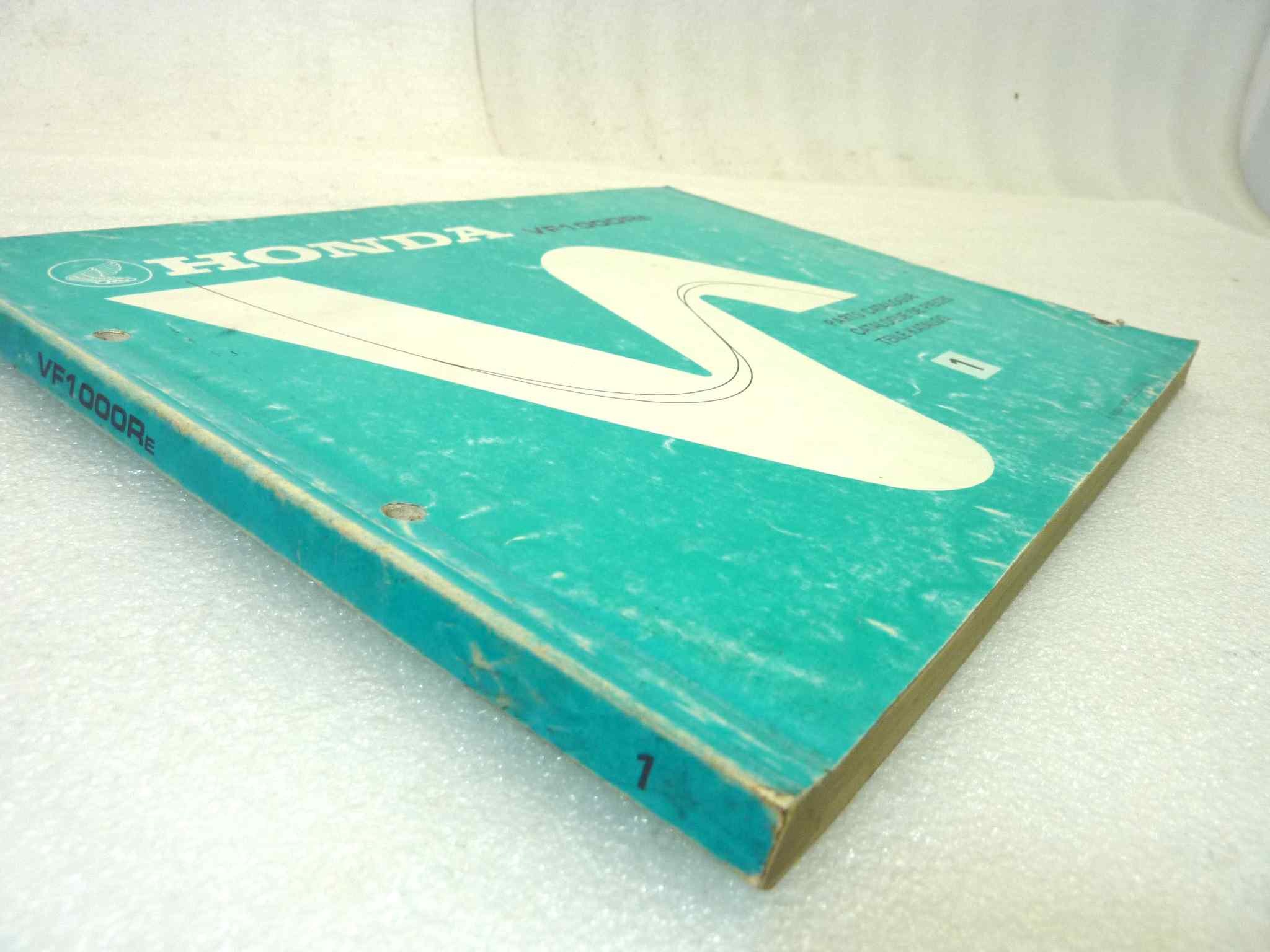 Catalogo parti ricambio Honda VF1000R ricambi ORIGINALE eng fra ger Parts Catalog dim 21,5 x 28 cm - immagine 7