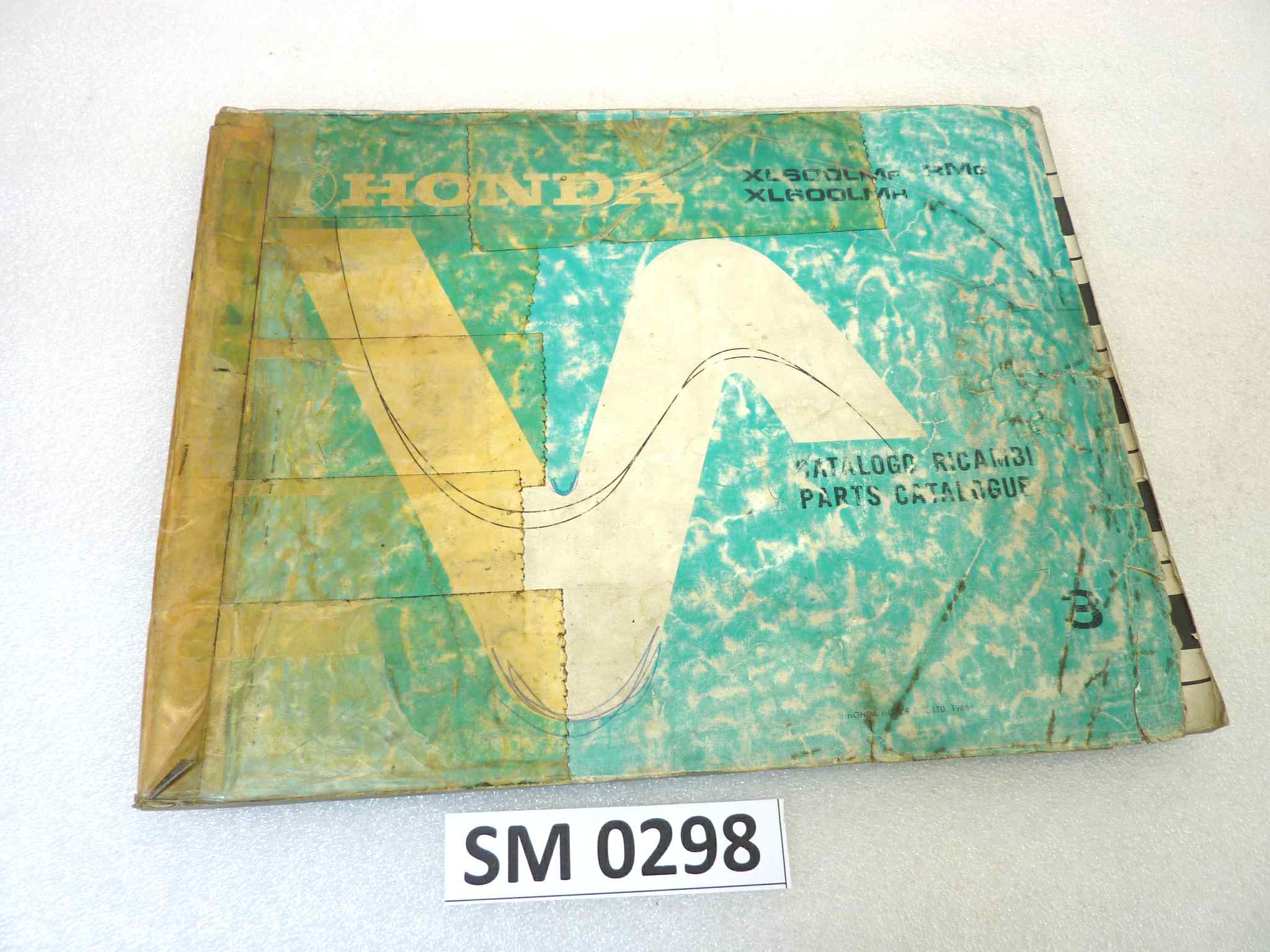 Catalogo parti ricambio Honda XL600 LM ricambi ORIGINALE ita eng Parts Catalog dim 21,5 x 28 cm