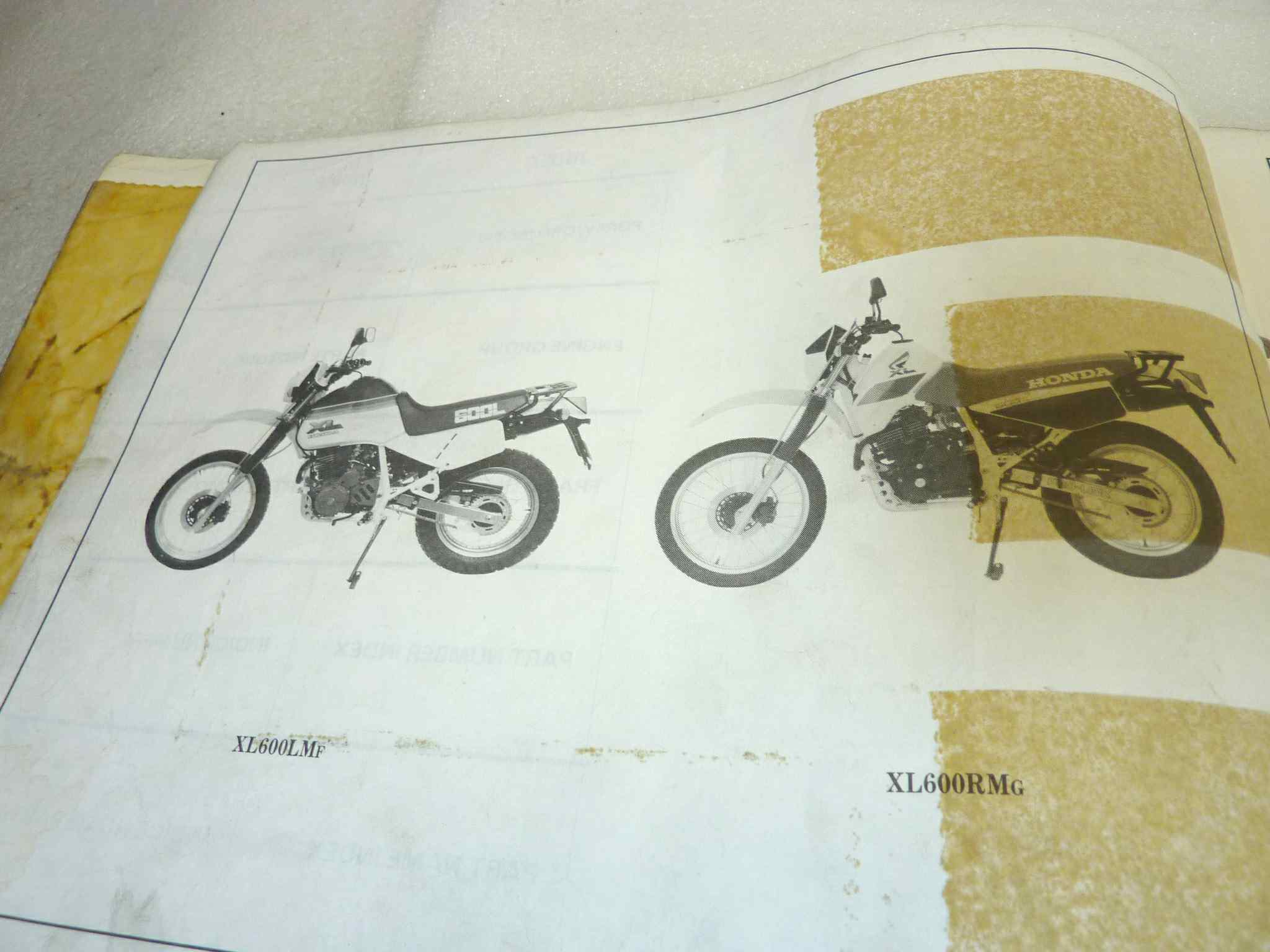Catalogo parti ricambio Honda XL600 LM ricambi ORIGINALE ita eng Parts Catalog dim 21,5 x 28 cm - immagine 7