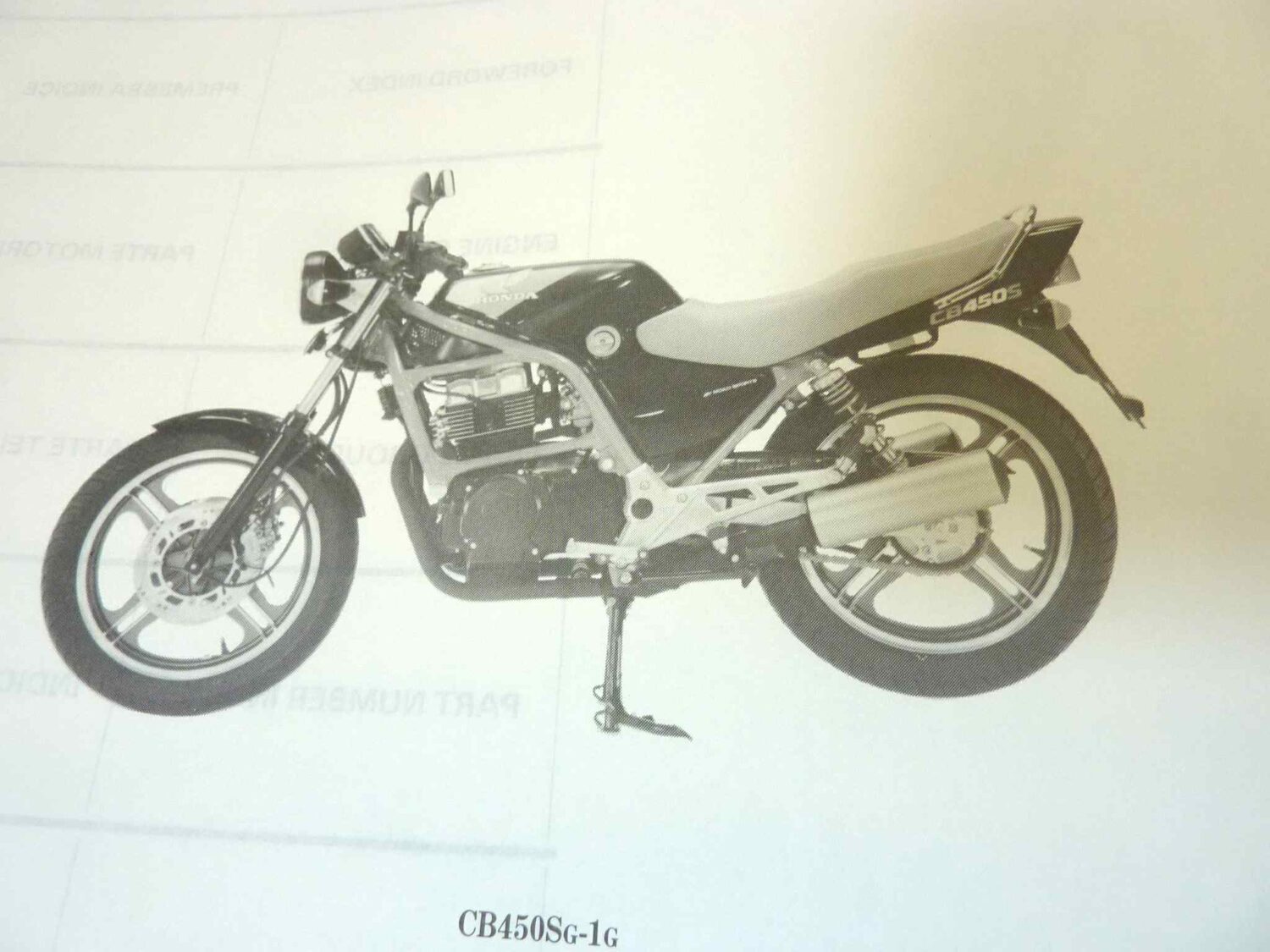 Catalogo parti ricambio Honda CB350 450 S 2 ricambi ORIGINALE ita eng Parts Catalog dim 21,5 x 28 cm - immagine 6