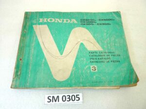 Catalogo parti ricambio Honda CX500C D ricambi ORIGINALE eng fra ger esp Parts Catalog dim 21,5 x 28 cm