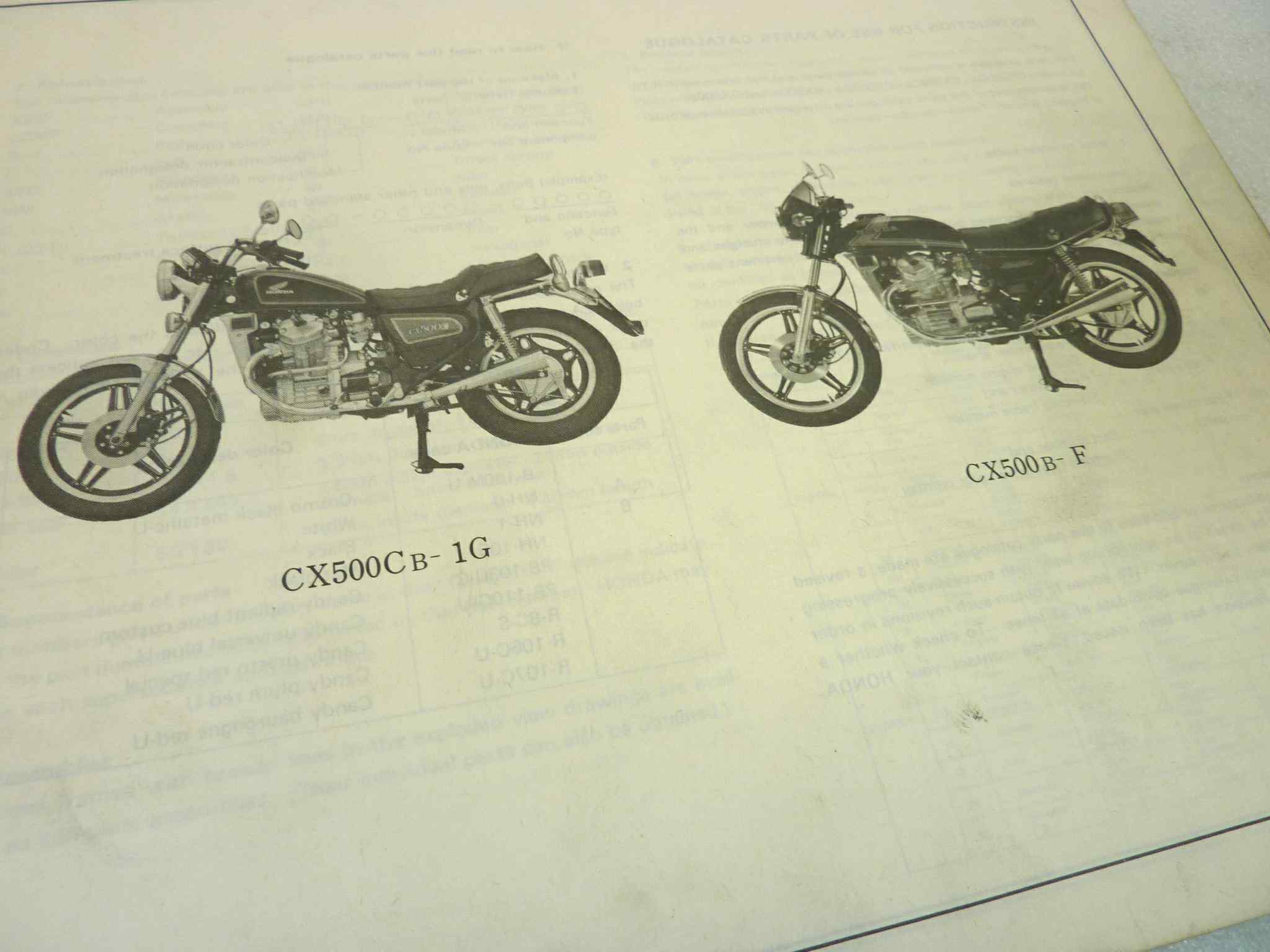 Catalogo parti ricambio Honda CX500C D ricambi ORIGINALE eng fra ger esp Parts Catalog dim 21,5 x 28 cm - immagine 7