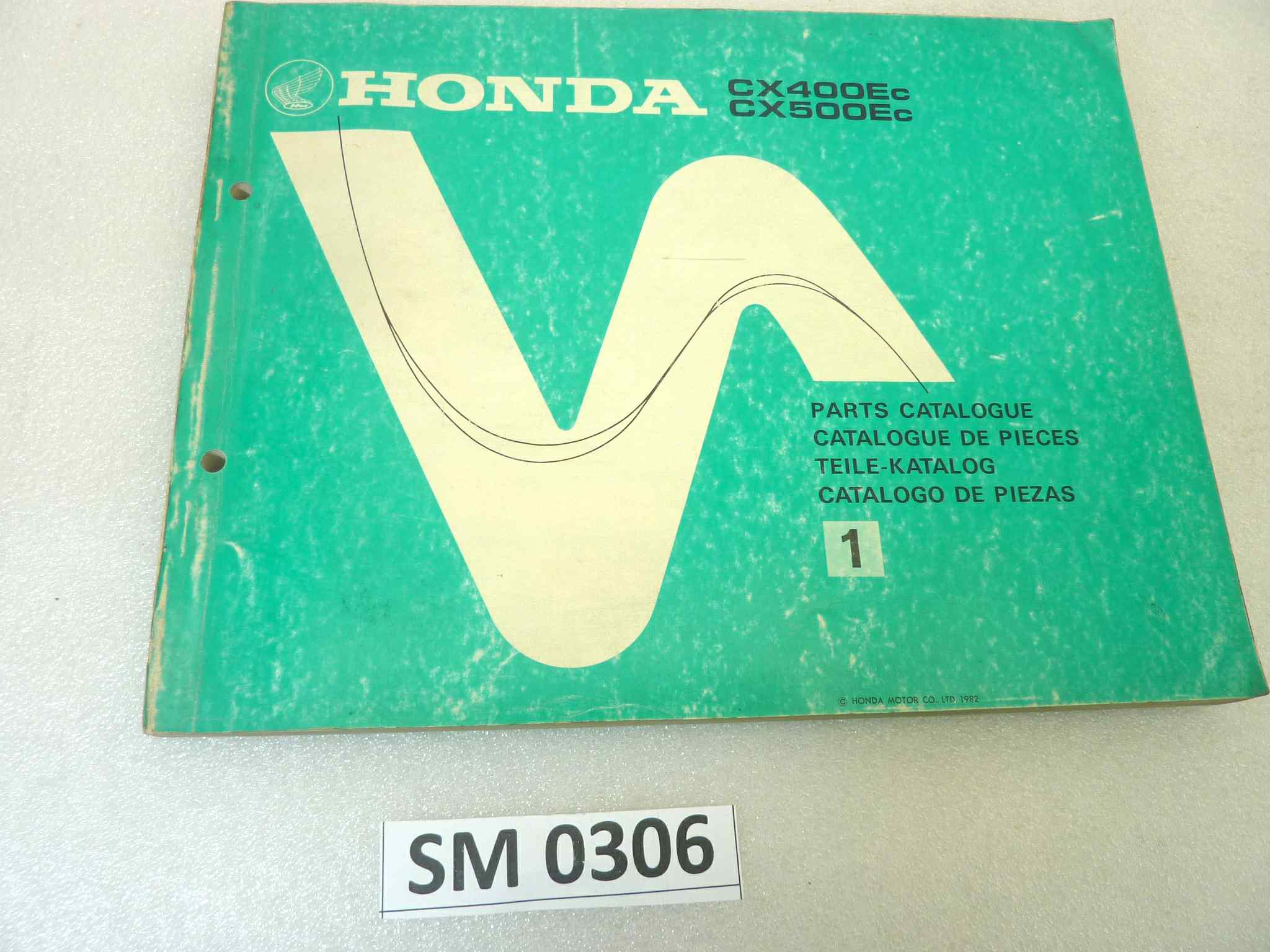 Catalogo parti ricambio Honda CX400 500 E ricambi ORIGINALE eng fra ger esp Parts Catalog dim 21,5 x 28 cm
