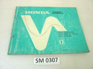 Catalogo parti ricambio Honda VF500F II ricambi ORIGINALE eng fra ger Parts Catalog dim 21,5 x 28 cm