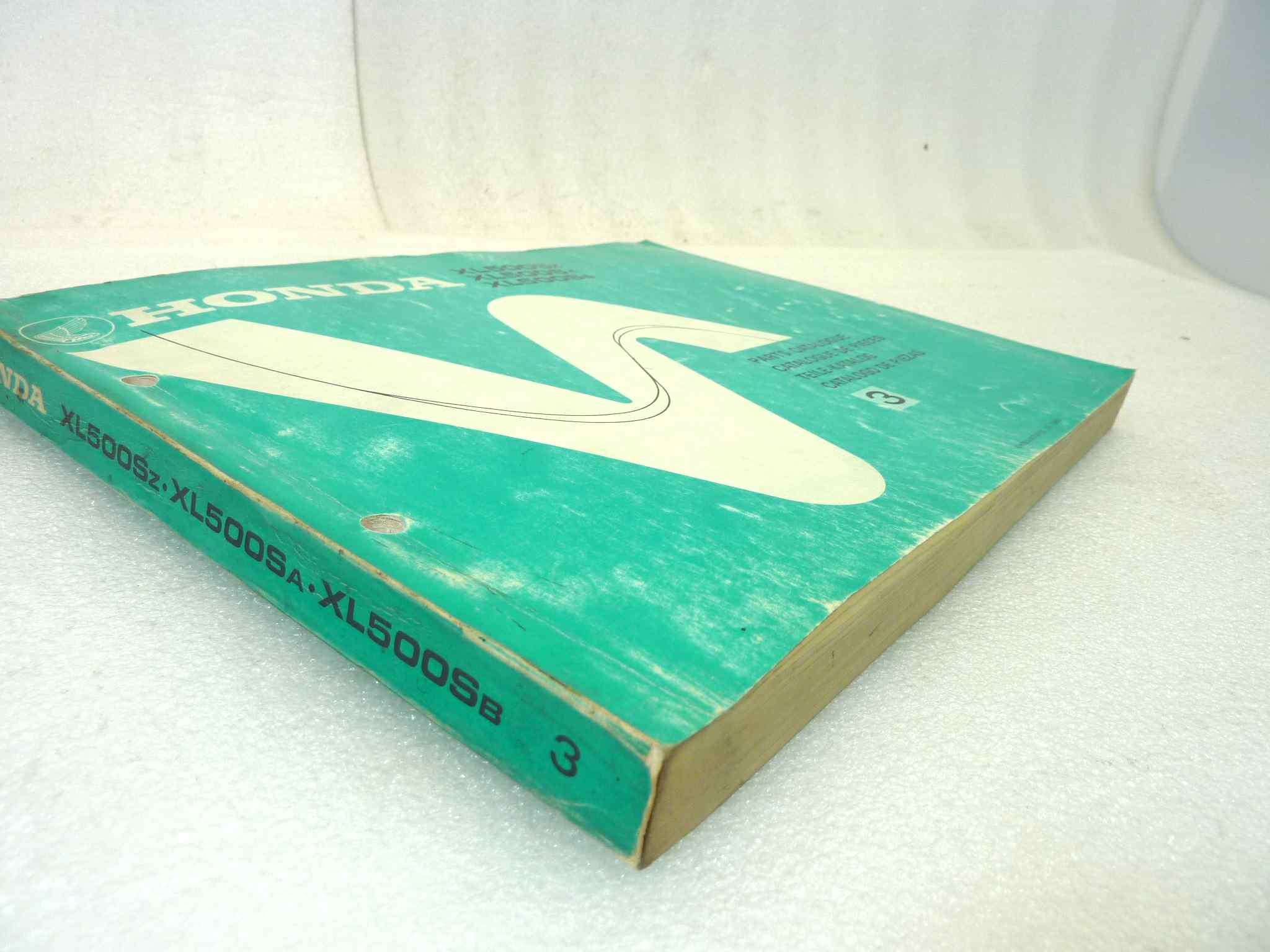 Catalogo parti ricambio Honda XL500S ricambi ORIGINALE eng fra ger esp Parts Catalog dim 21,5 x 28 cm - immagine 7