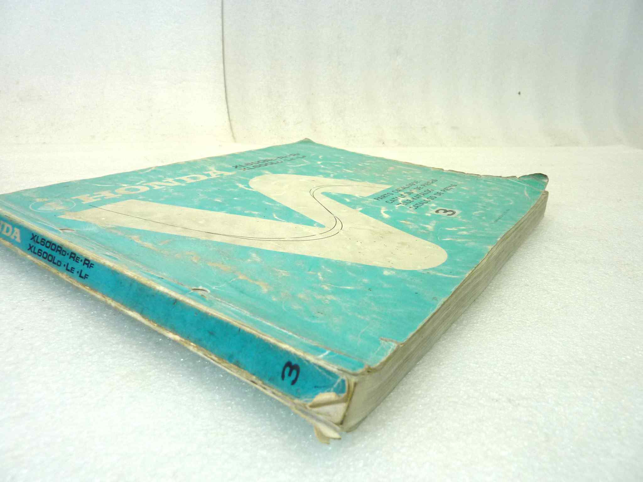 Catalogo parti ricambio Honda XL600R L ricambi ORIGINALE eng fra ger esp Parts Catalog dim 21,5 x 28 cm - immagine 7