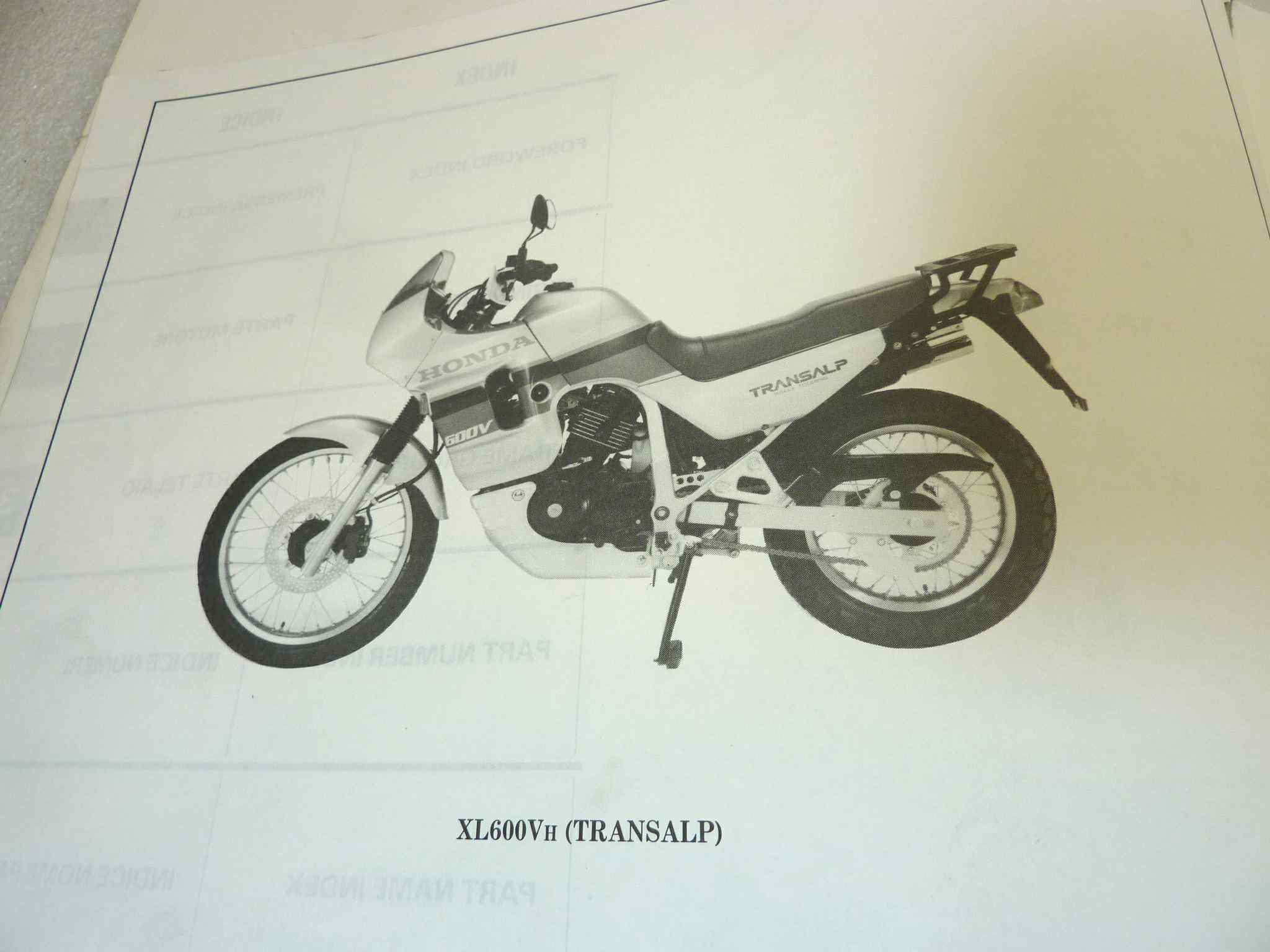 Catalogo parti ricambio Honda XL600V Transalp 3 ricambi ORIGINALE ita eng Parts Catalog dim 21,5 x 28 cm - immagine 6