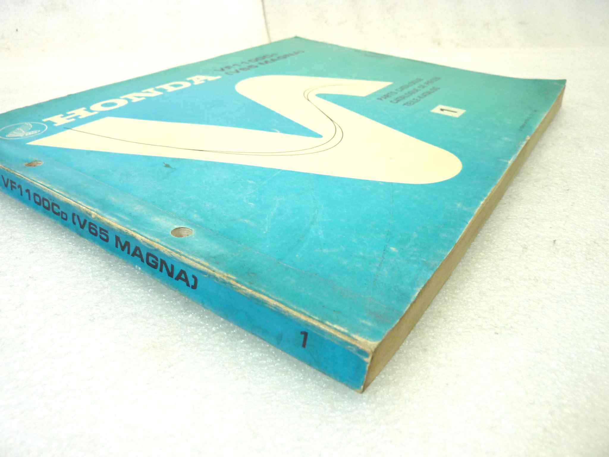 Catalogo parti ricambio Honda VF1100C V55 Magna 1 ricambi ORIGINALE eng fra ger Parts Catalog dim 21,5 x 28 cm - immagine 7
