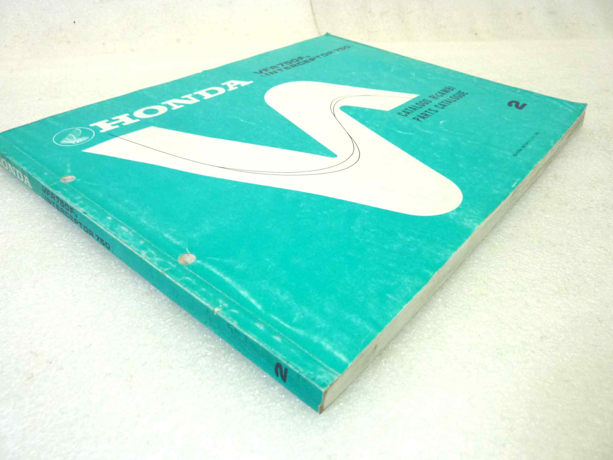 Catalogo parti ricambio Honda VFR750F Interceptor 2 ricambi ORIGINALE ita eng Parts Catalog dim 21,5 x 28 cm - immagine 7