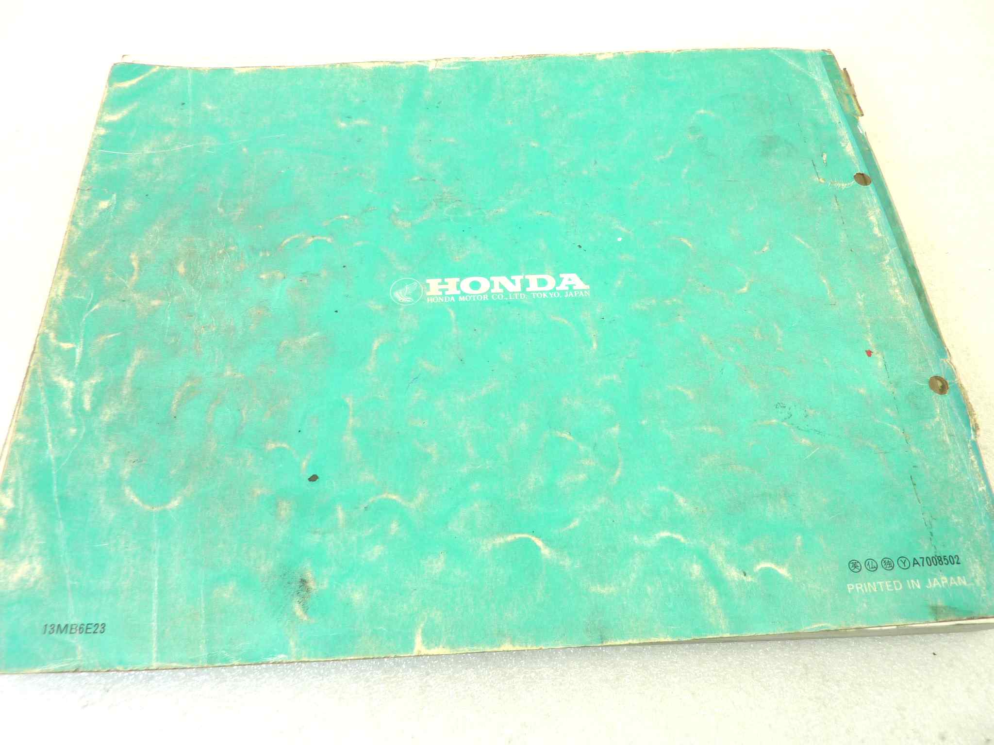 Catalogo parti ricambio Honda VF1000F Interceptor Bol D'Or ricambi ORIGINALE eng fra ger Parts Catalog dim 21,5 x 28 cm - immagine 3