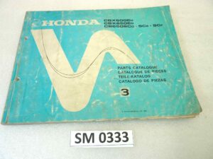 Catalogo parti ricambio Honda CBX600 650 E SC ricambi ORIGINALE eng fra ger esp Parts Catalog dim 21,5 x 28 cm