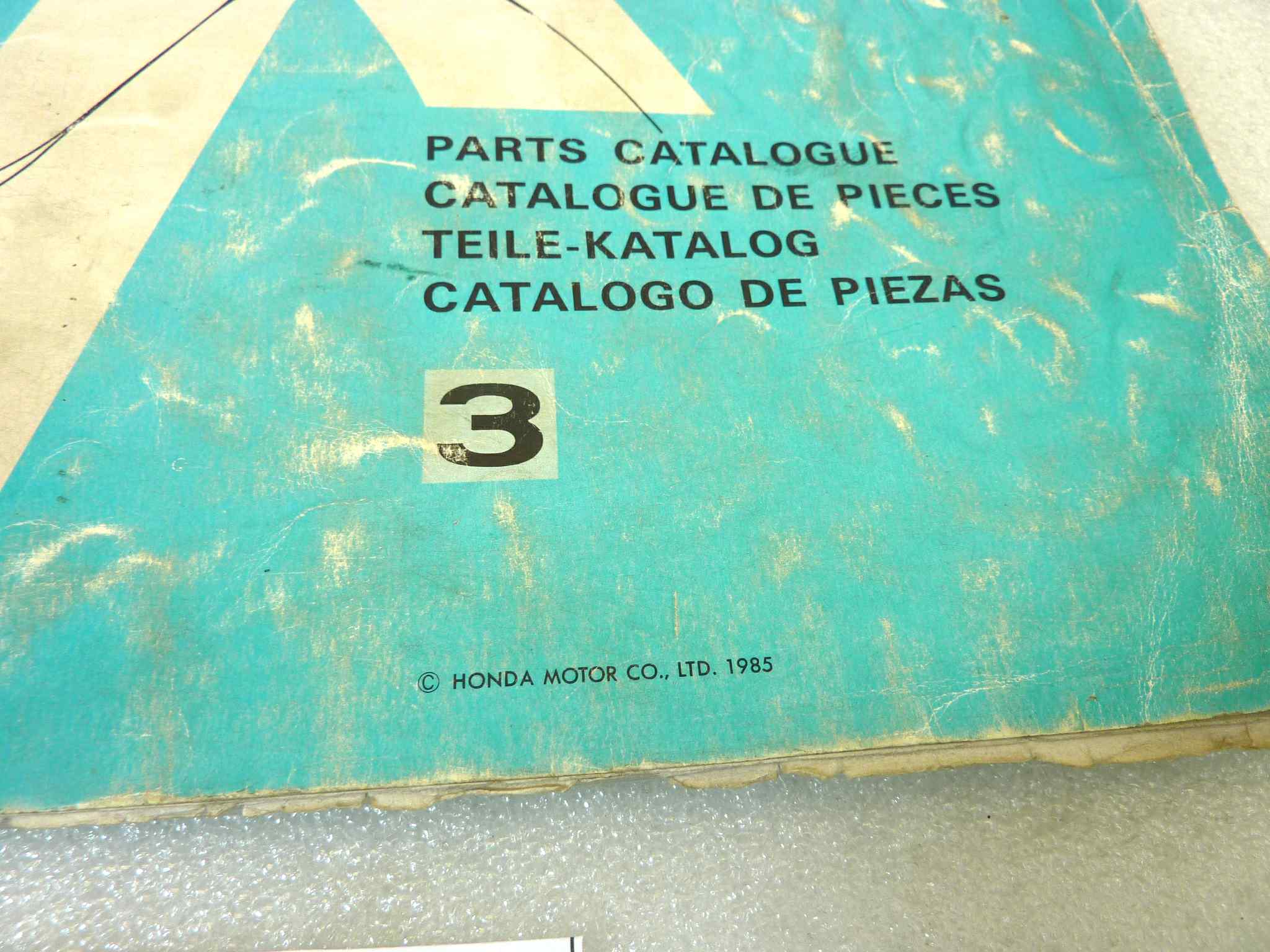 Catalogo parti ricambio Honda CBX600 650 E SC ricambi ORIGINALE eng fra ger esp Parts Catalog dim 21,5 x 28 cm - immagine 2