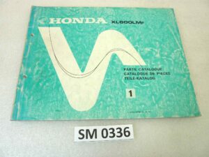 Catalogo parti ricambio Honda XL600LM ricambi ORIGINALE eng fra ger Parts Catalog dim 21,5 x 28 cm