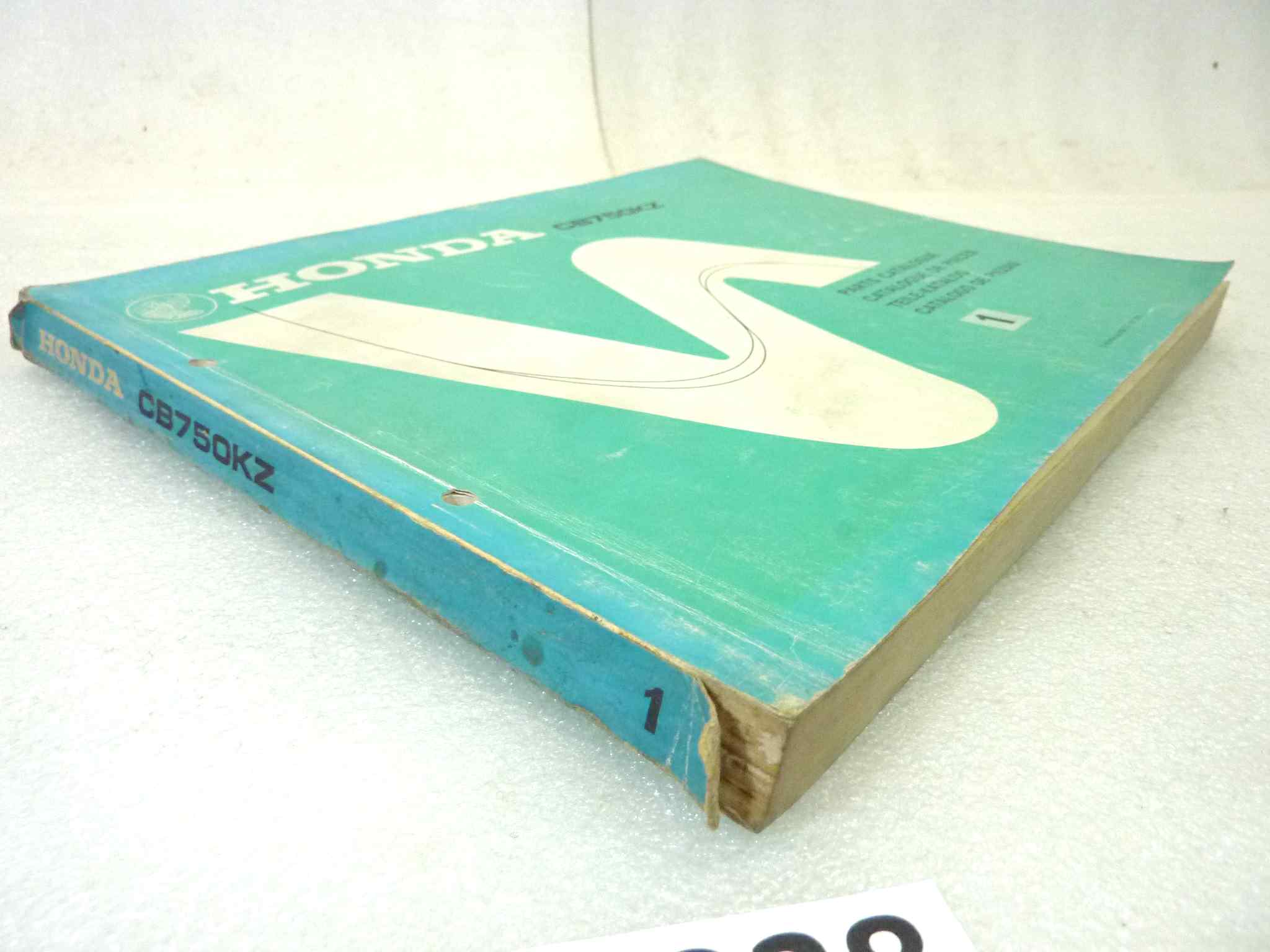 Catalogo parti ricambio Honda CB750KZ ricambi ORIGINALE eng fra ger esp Parts Catalog dim 21,5 x 28 cm - immagine 7