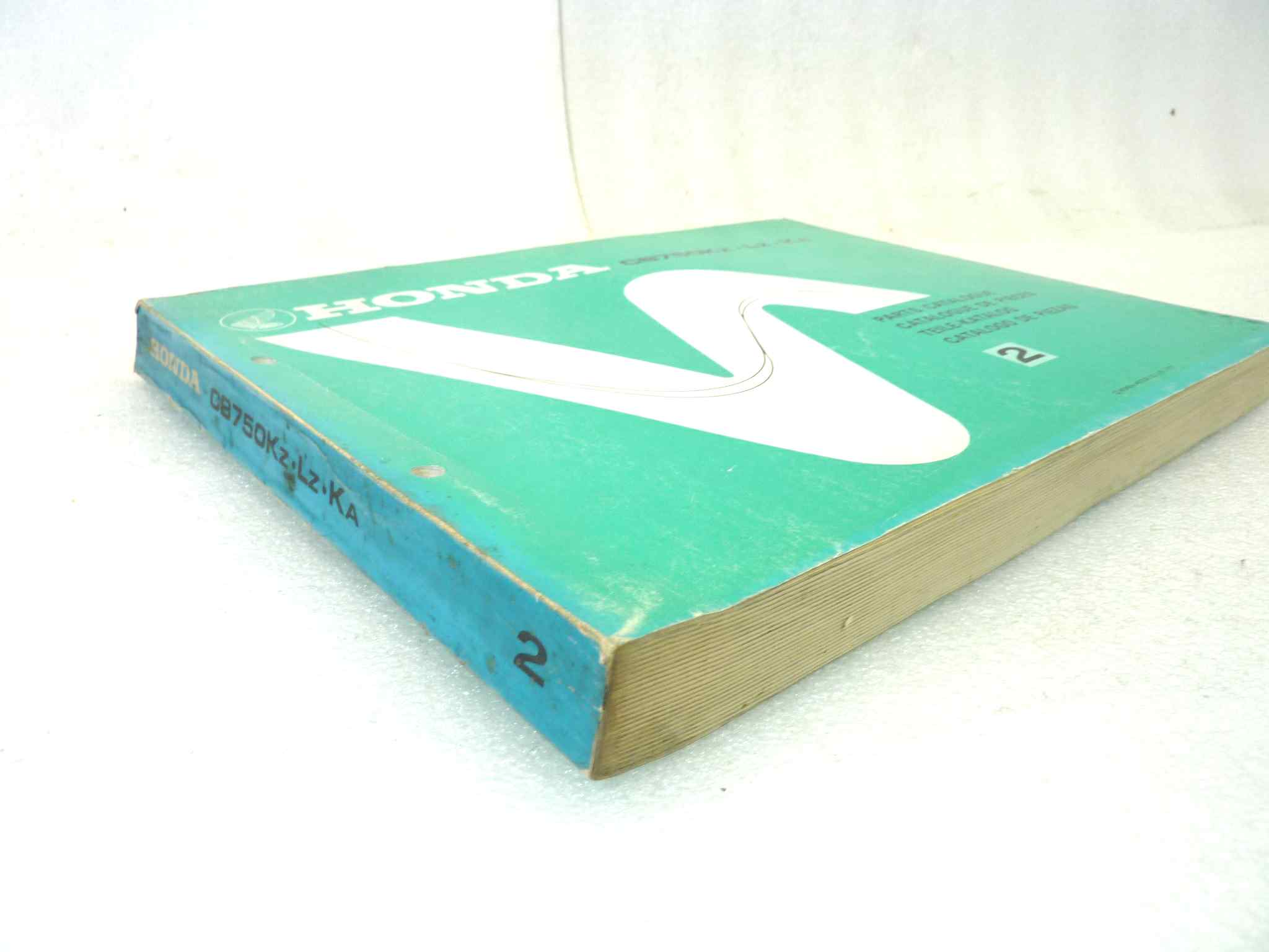 Catalogo parti ricambio Honda CB750KZ LZ KA ricambi ORIGINALE eng fra ger esp Parts Catalog dim 21,5 x 28 cm - immagine 7