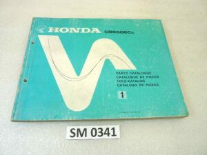 Catalogo parti ricambio Honda CB650SC ricambi ORIGINALE eng fra ger esp Parts Catalog dim 21,5 x 28 cm