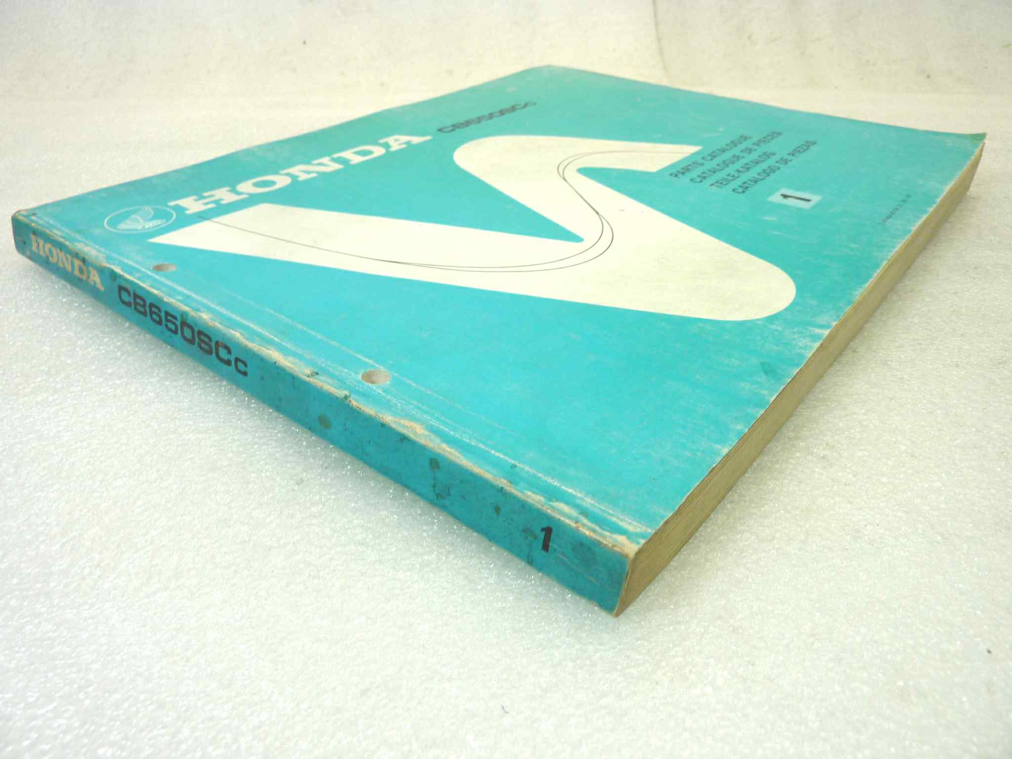 Catalogo parti ricambio Honda CB650SC ricambi ORIGINALE eng fra ger esp Parts Catalog dim 21,5 x 28 cm - immagine 7