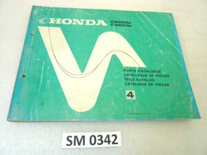 Catalogo parti ricambio Honda CB650ZB ricambi ORIGINALE eng fra ger esp Parts Catalog dim 21,5 x 28 cm
