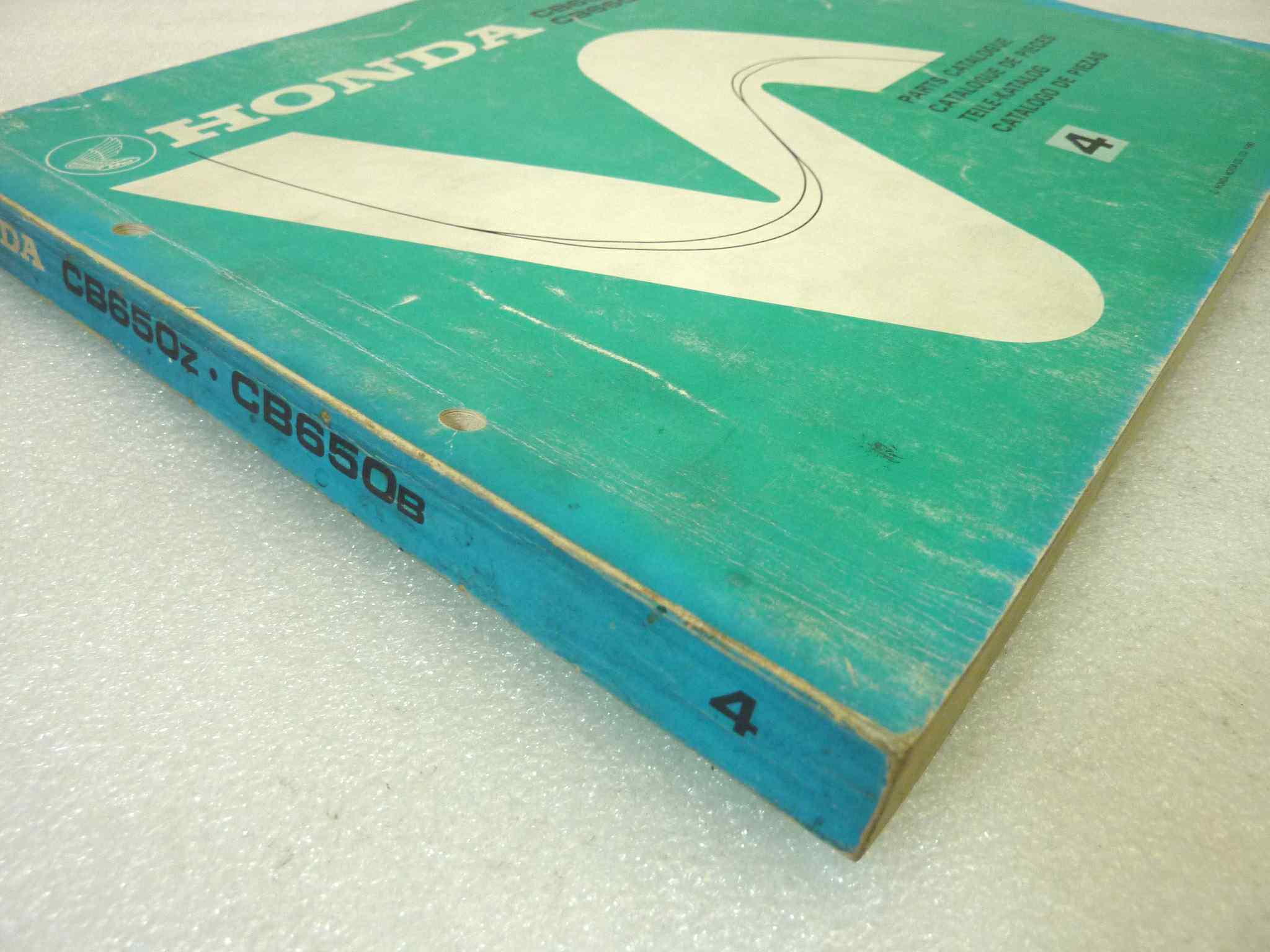 Catalogo parti ricambio Honda CB650ZB ricambi ORIGINALE eng fra ger esp Parts Catalog dim 21,5 x 28 cm - immagine 6