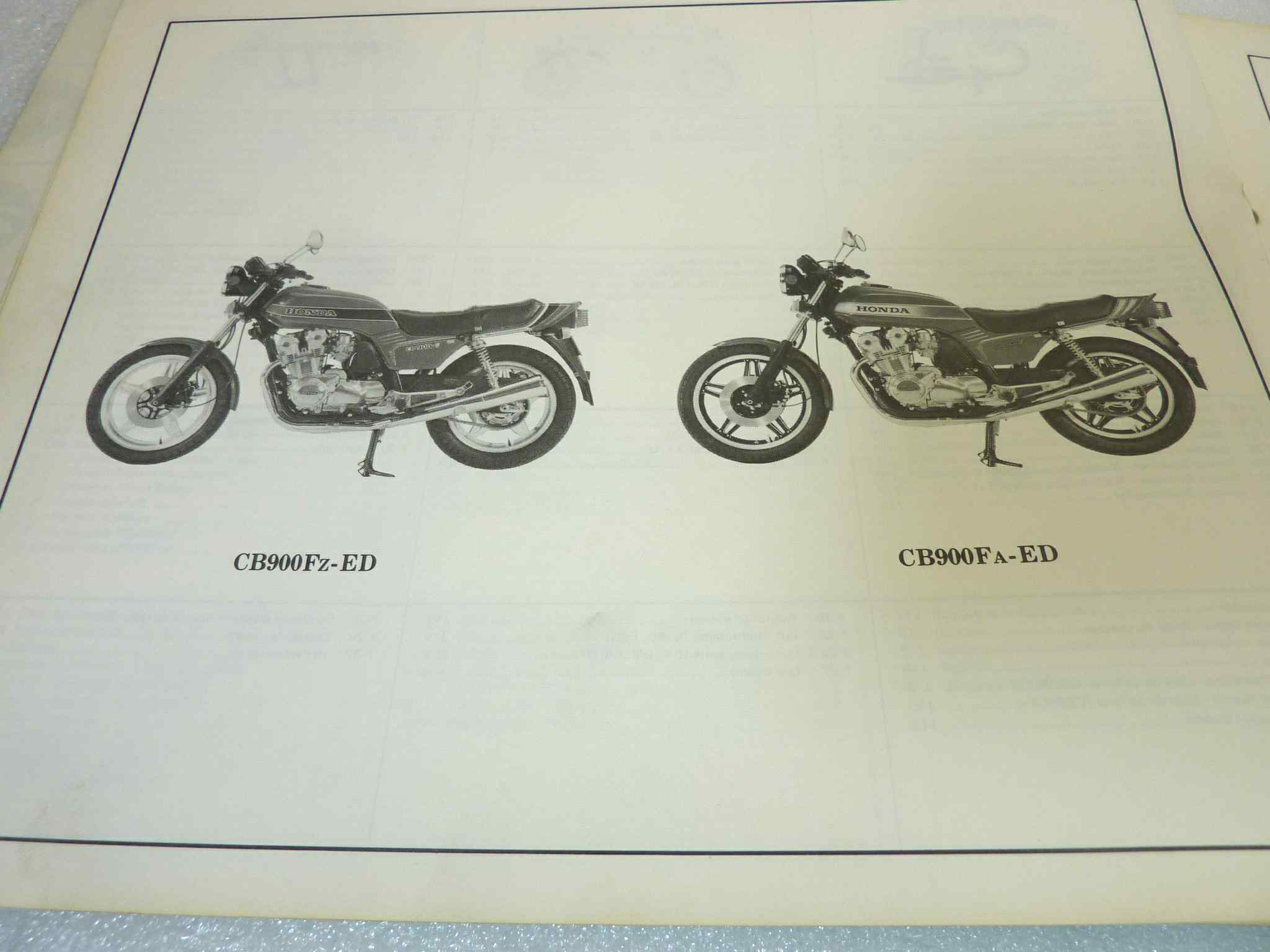 Catalogo parti ricambio Honda CB900F ricambi ORIGINALE eng fra ger esp Parts Catalog dim 21,5 x 28 cm - immagine 6