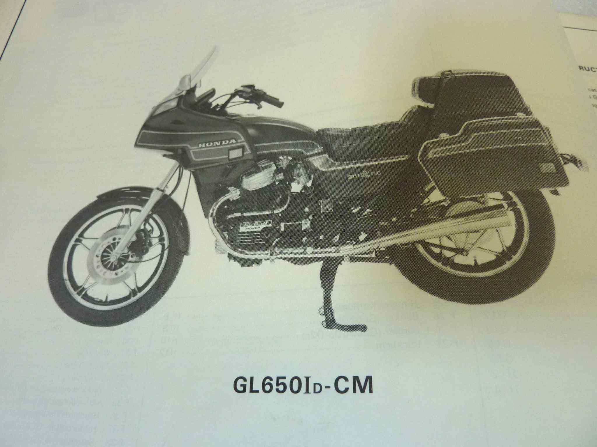 Catalogo parti ricambio Honda GL650L D D2 ricambi ORIGINALE eng fra ger Parts Catalog dim 21,5 x 28 cm - immagine 6