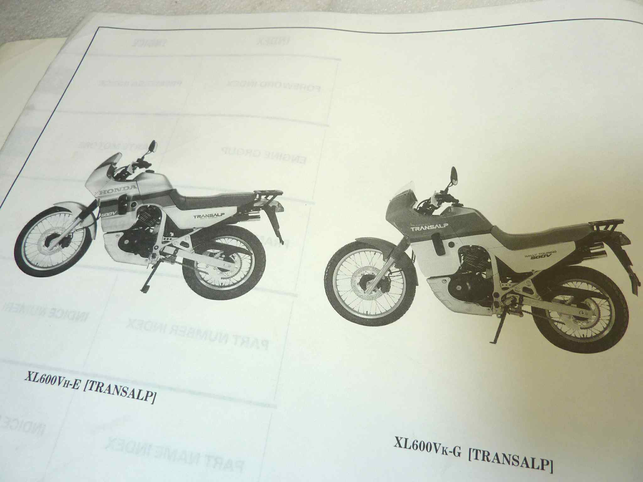 Catalogo parti ricambio Honda XL600VH VJ VK Transalp ricambi ORIGINALE ita eng Parts Catalog dim 21,5 x 28 cm - immagine 6