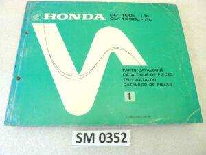Catalogo parti ricambio Honda GL1100C LC DC AC ricambi ORIGINALE eng fra ger esp Parts Catalog dim 21,5 x 28 cm