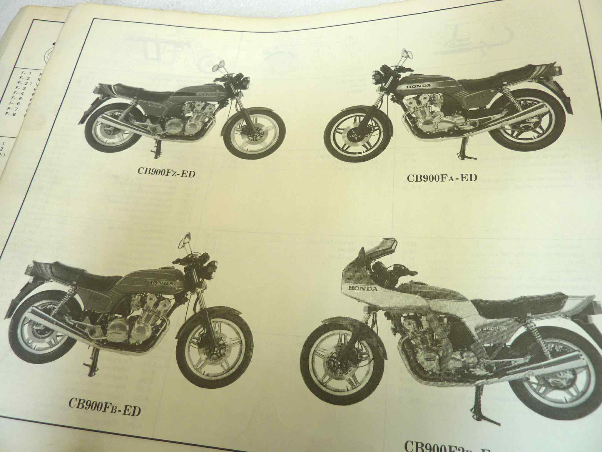 Catalogo parti ricambio Honda CB900F FA FB FC F2 ricambi ORIGINALE eng fra ger esp Parts Catalog dim 21,5 x 28 cm - immagine 7