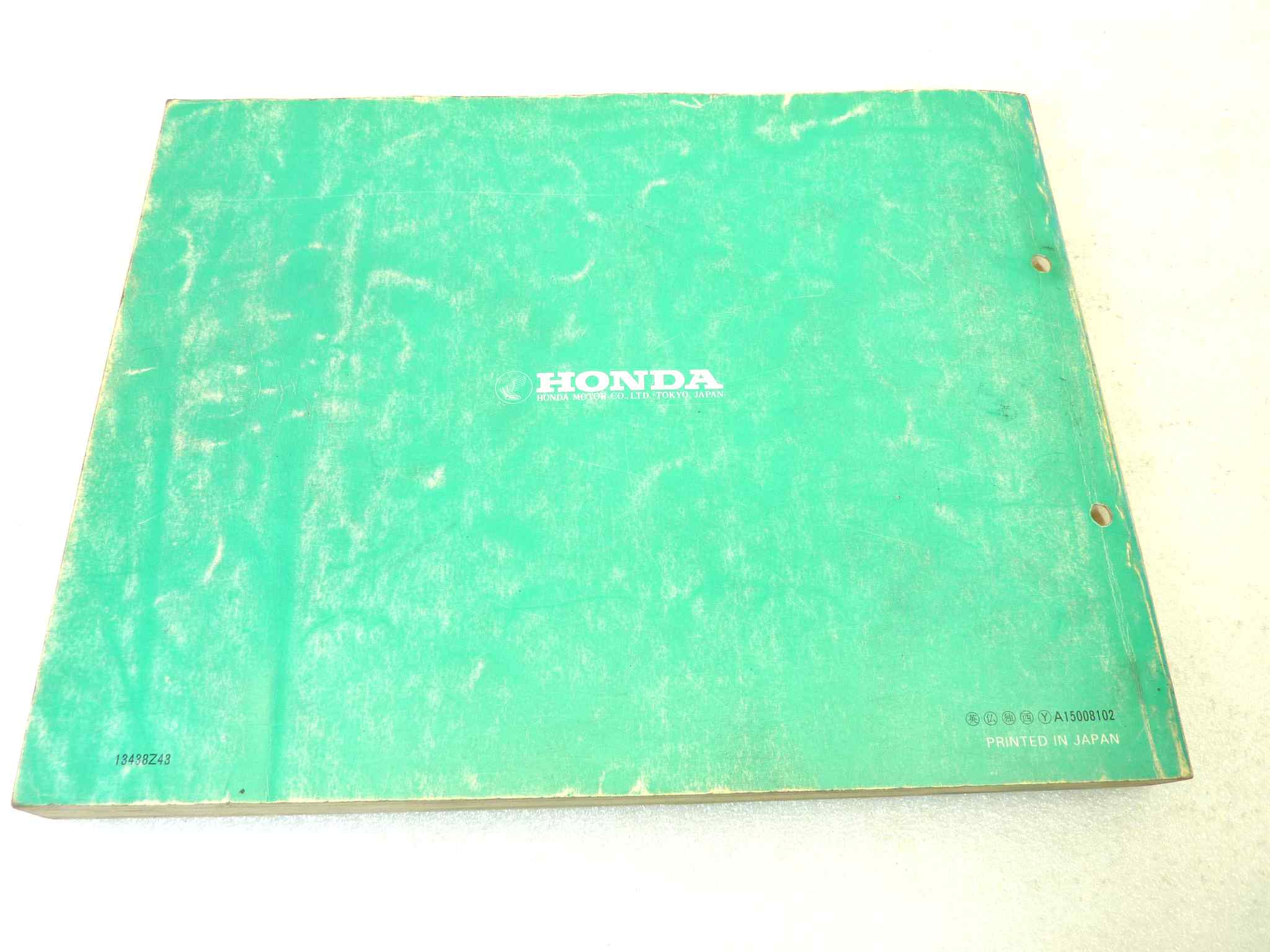 Catalogo parti ricambio Honda CB900F ricambi ORIGINALE eng fra ger esp Parts Catalog dim 21,5 x 28 cm - immagine 3