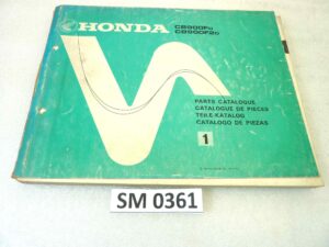 Catalogo parti ricambio Honda CB900F F2 ricambi ORIGINALE eng fra ger esp Parts Catalog dim 21,5 x 28 cm
