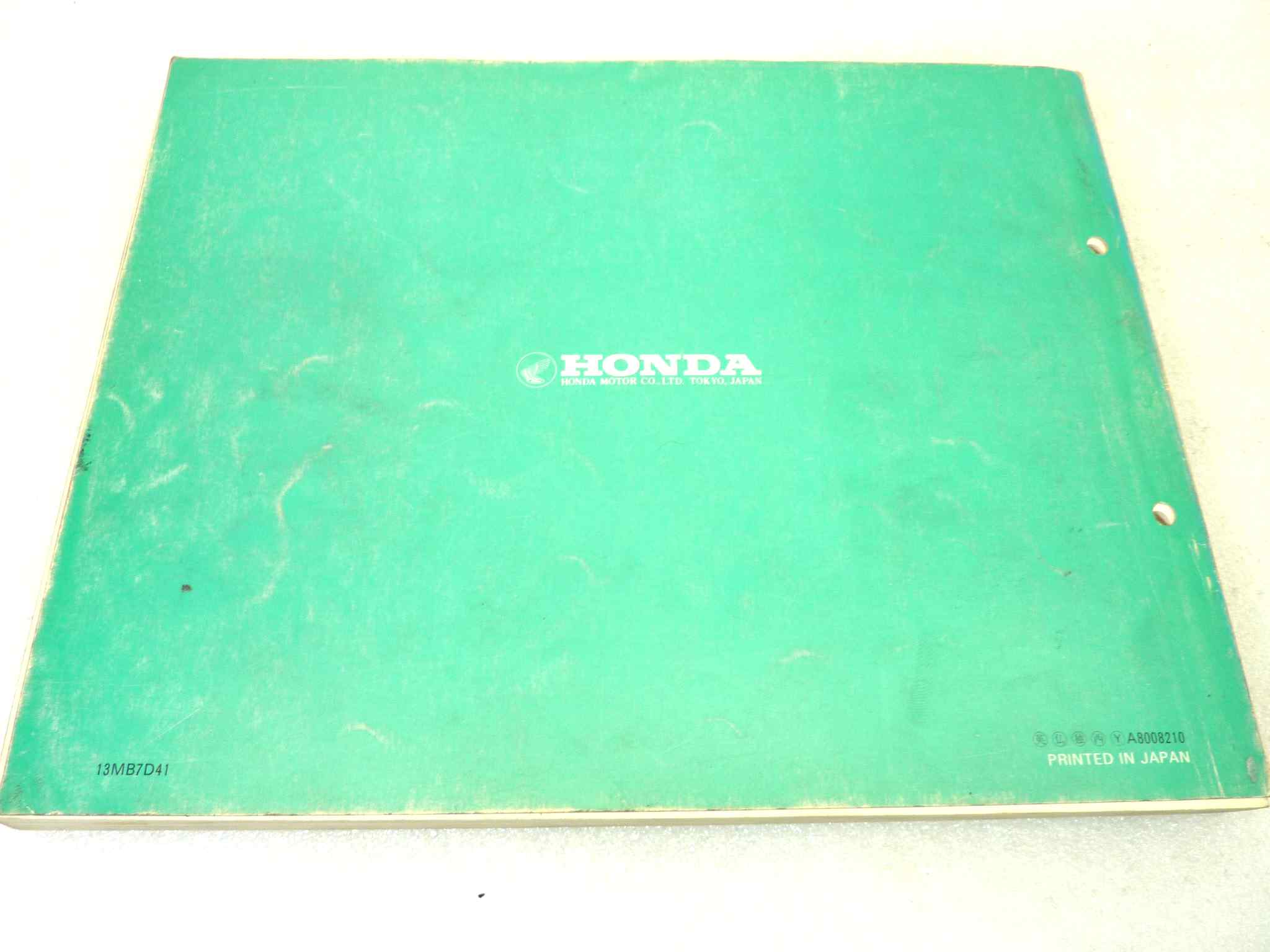 Catalogo parti ricambio Honda CB900F F2 ricambi ORIGINALE eng fra ger esp Parts Catalog dim 21,5 x 28 cm - immagine 3