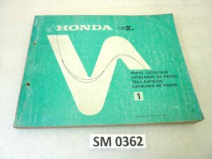 Catalogo parti ricambio Honda CBX B ricambi ORIGINALE eng fra ger esp Parts Catalog dim 21,5 x 28 cm