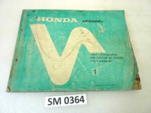Catalogo parti ricambio Honda VF400FD ricambi ORIGINALE eng fra ger Parts Catalog dim 21,5 x 28 cm
