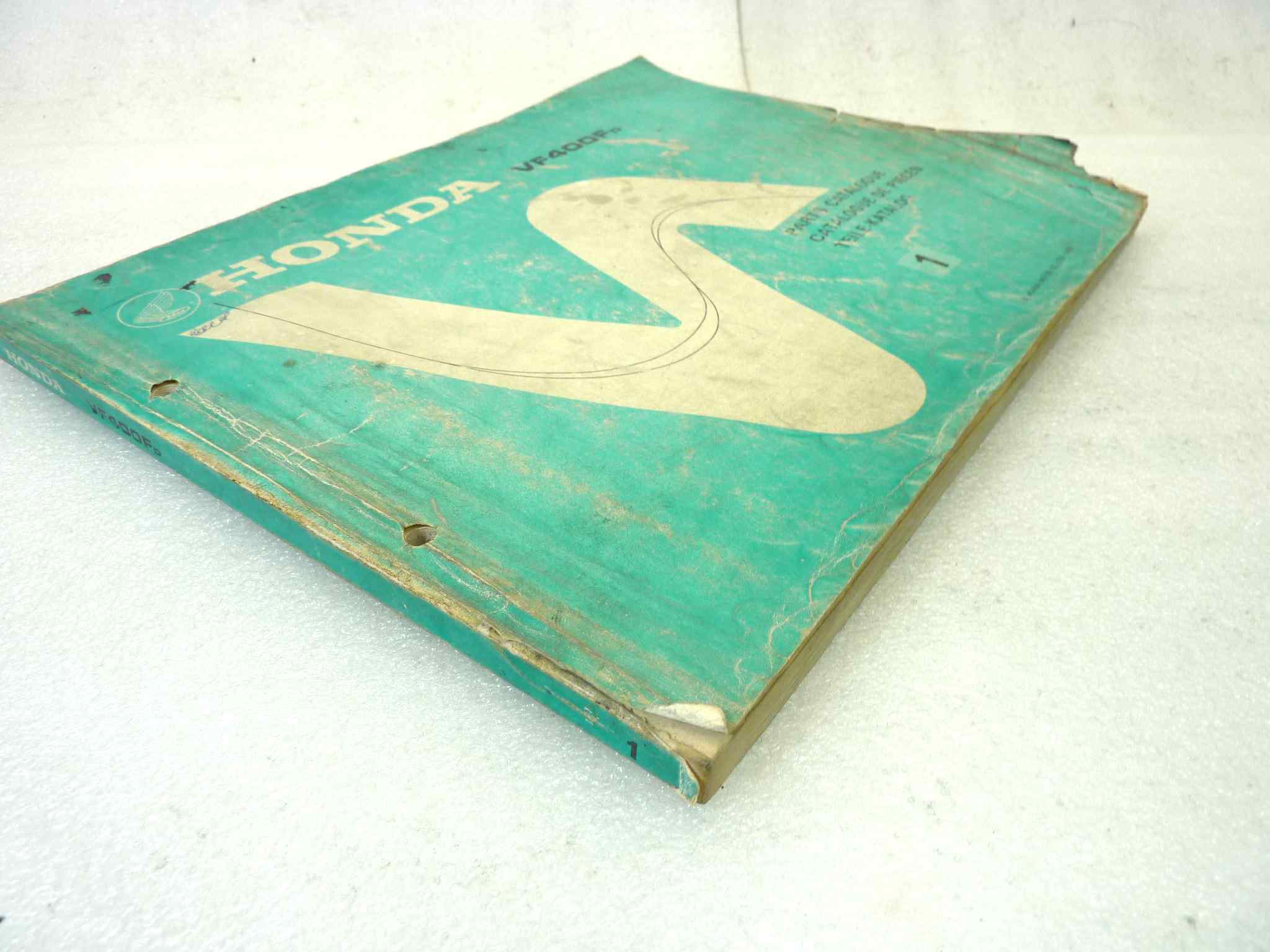 Catalogo parti ricambio Honda VF400FD ricambi ORIGINALE eng fra ger Parts Catalog dim 21,5 x 28 cm - immagine 6