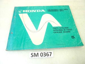 Catalogo parti ricambio Honda CB450SC ricambi ORIGINALE ita eng fra Parts Catalog dim 21,5 x 28 cm