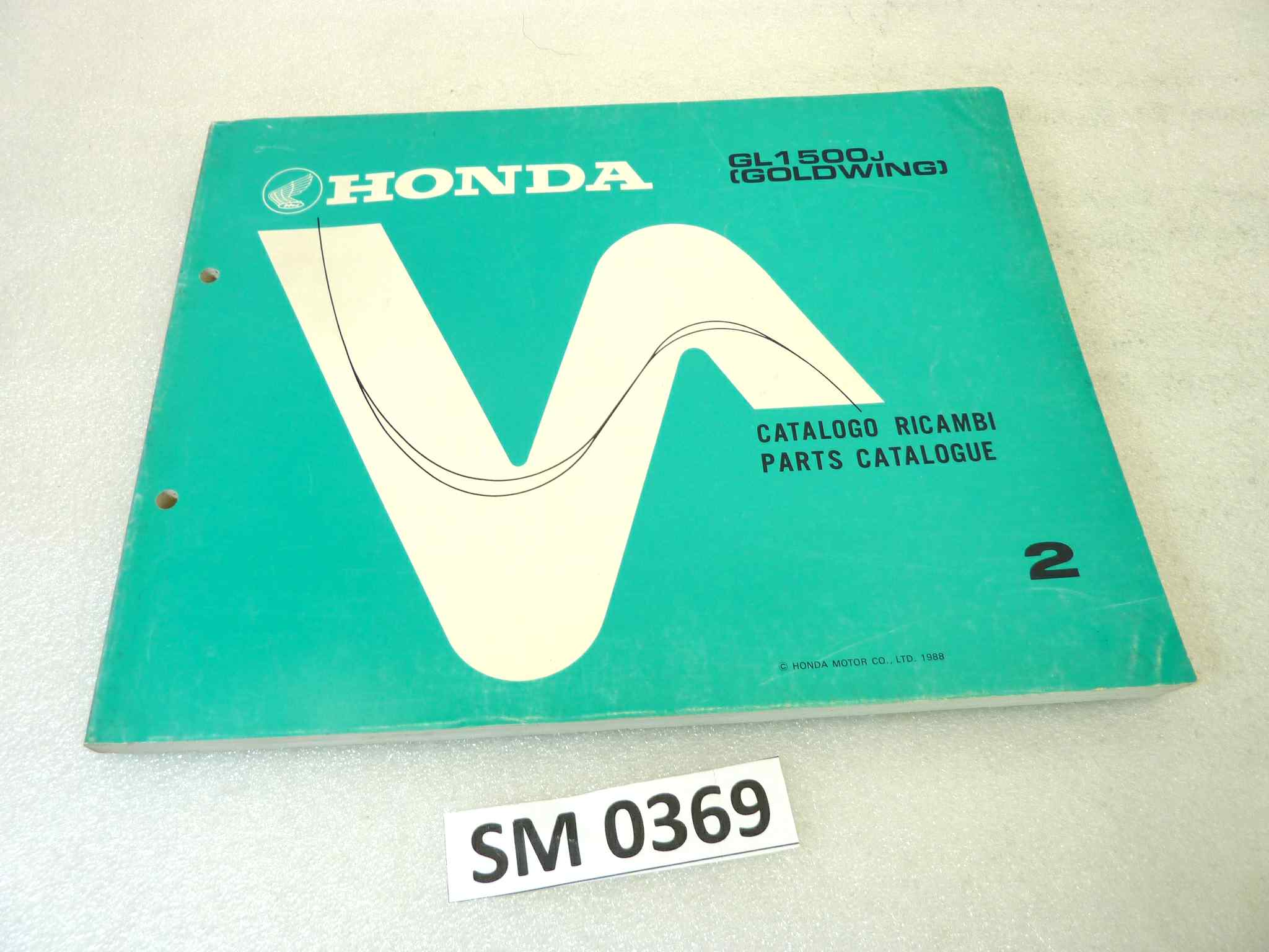 Catalogo parti ricambio Honda GL1500 GoldWing 2 ricambi ORIGINALE ita eng Parts Catalog dim 21,5 x 28 cm