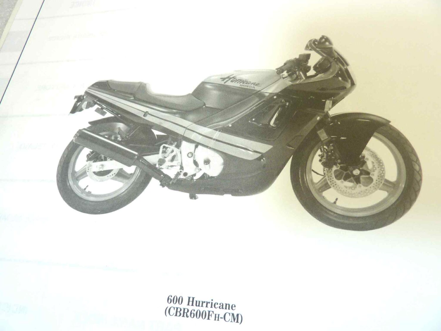 Catalogo parti ricambio Honda CBR600F Hurricane ricambi ORIGINALE ita eng Parts Catalog dim 21,5 x 28 cm - immagine 6