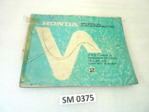 Catalogo parti ricambio Honda VF750F V45 Interceptor 2 ricambi ORIGINALE eng fra ger esp Parts Catalog dim 21,5 x 28 cm