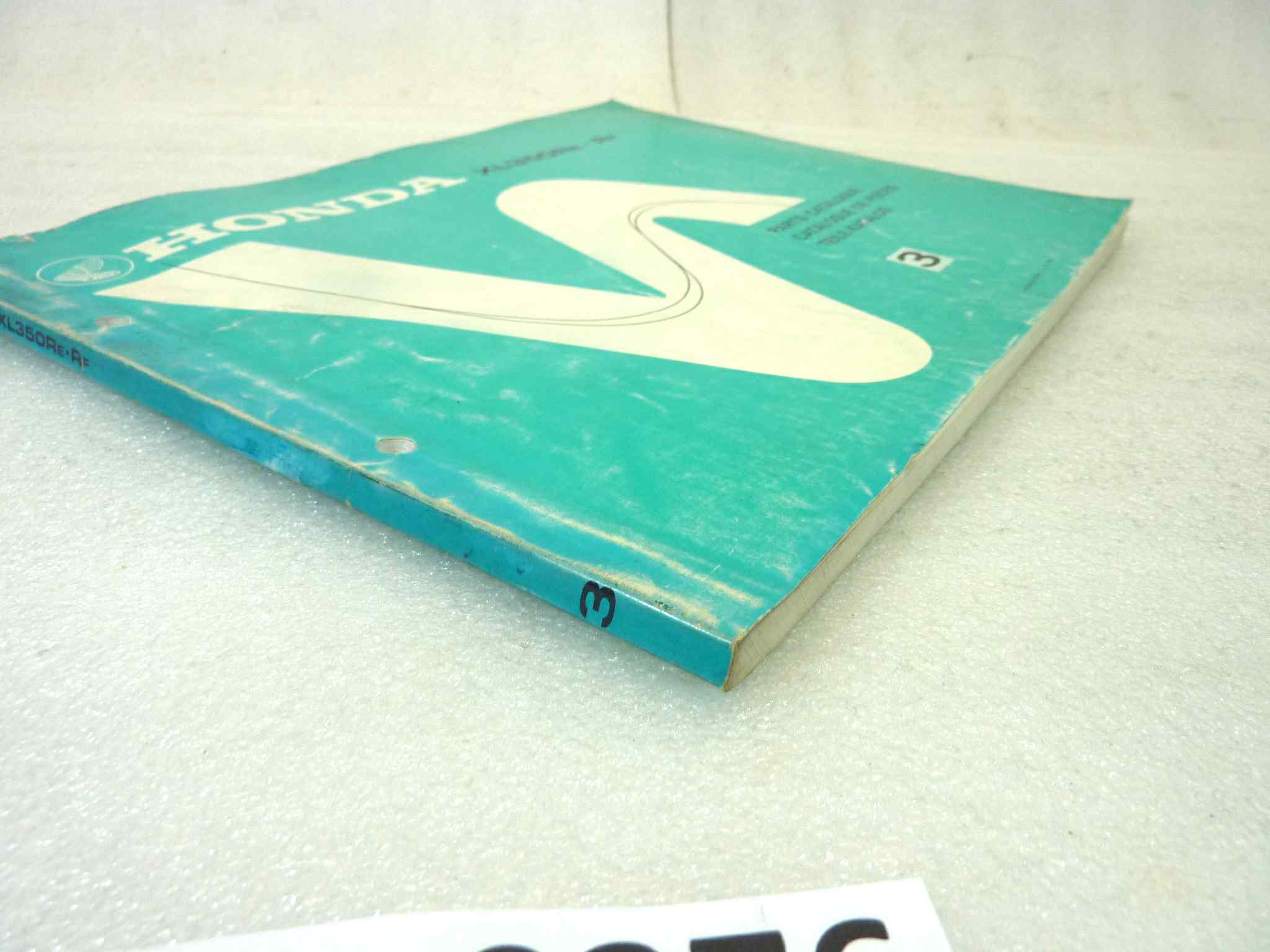 Catalogo parti ricambio Honda XL350R ricambi ORIGINALE eng fra ger Parts Catalog dim 21,5 x 28 cm - immagine 7