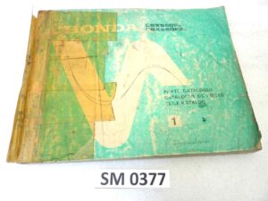 Catalogo parti ricambio Honda CBX550F F2 ricambi ORIGINALE eng fra ger Parts Catalog dim 21,5 x 28 cm