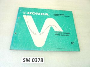 Catalogo parti ricambio Honda CBR1000 Hurricane 2 ricambi ORIGINALE ita eng Parts Catalog dim 21,5 x 28 cm