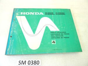 Catalogo parti ricambio Honda XL250S ricambi ORIGINALE eng fra ger esp Parts Catalog dim 21,5 x 28 cm