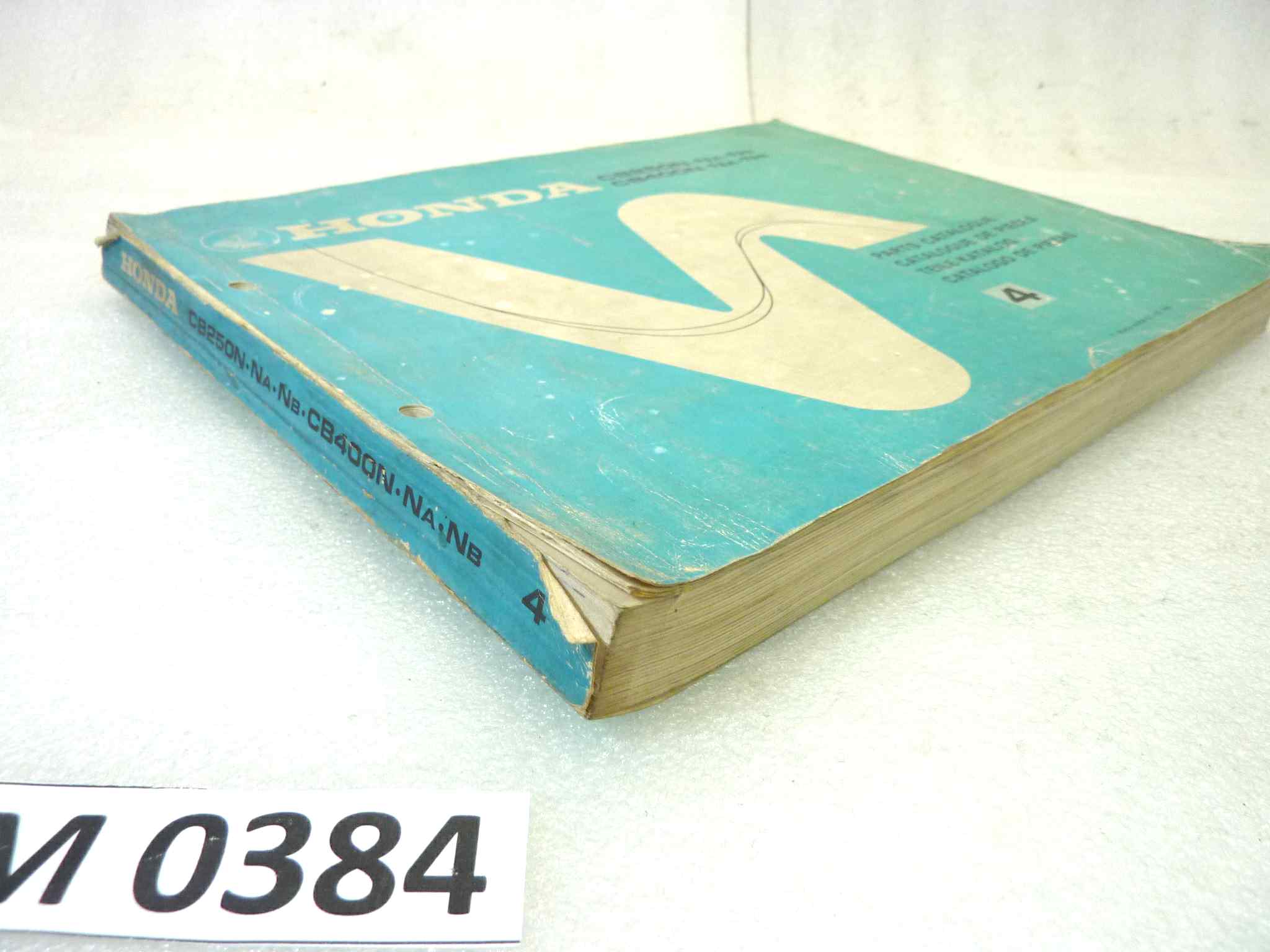 Catalogo parti ricambio Honda CB250 400 N 4 ricambi ORIGINALE eng fra ger esp Parts Catalog dim 21,5 x 28 cm - immagine 7