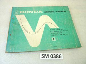 Catalogo parti ricambio Honda CB2560 400 N 1 ricambi ORIGINALE eng fra ger esp Parts Catalog dim 21,5 x 28 cm