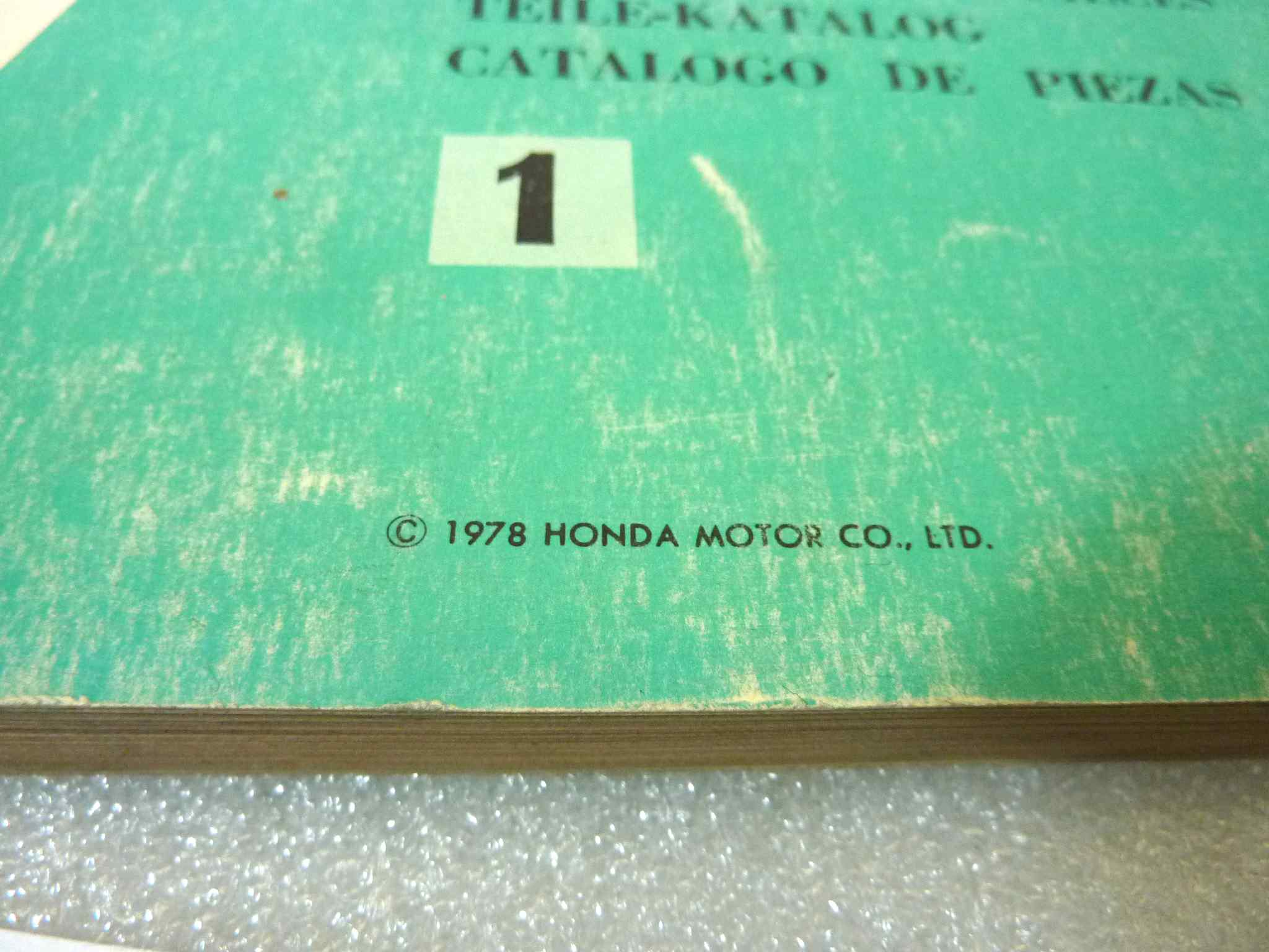 Catalogo parti ricambio Honda CB2560 400 N 1 ricambi ORIGINALE eng fra ger esp Parts Catalog dim 21,5 x 28 cm - immagine 2