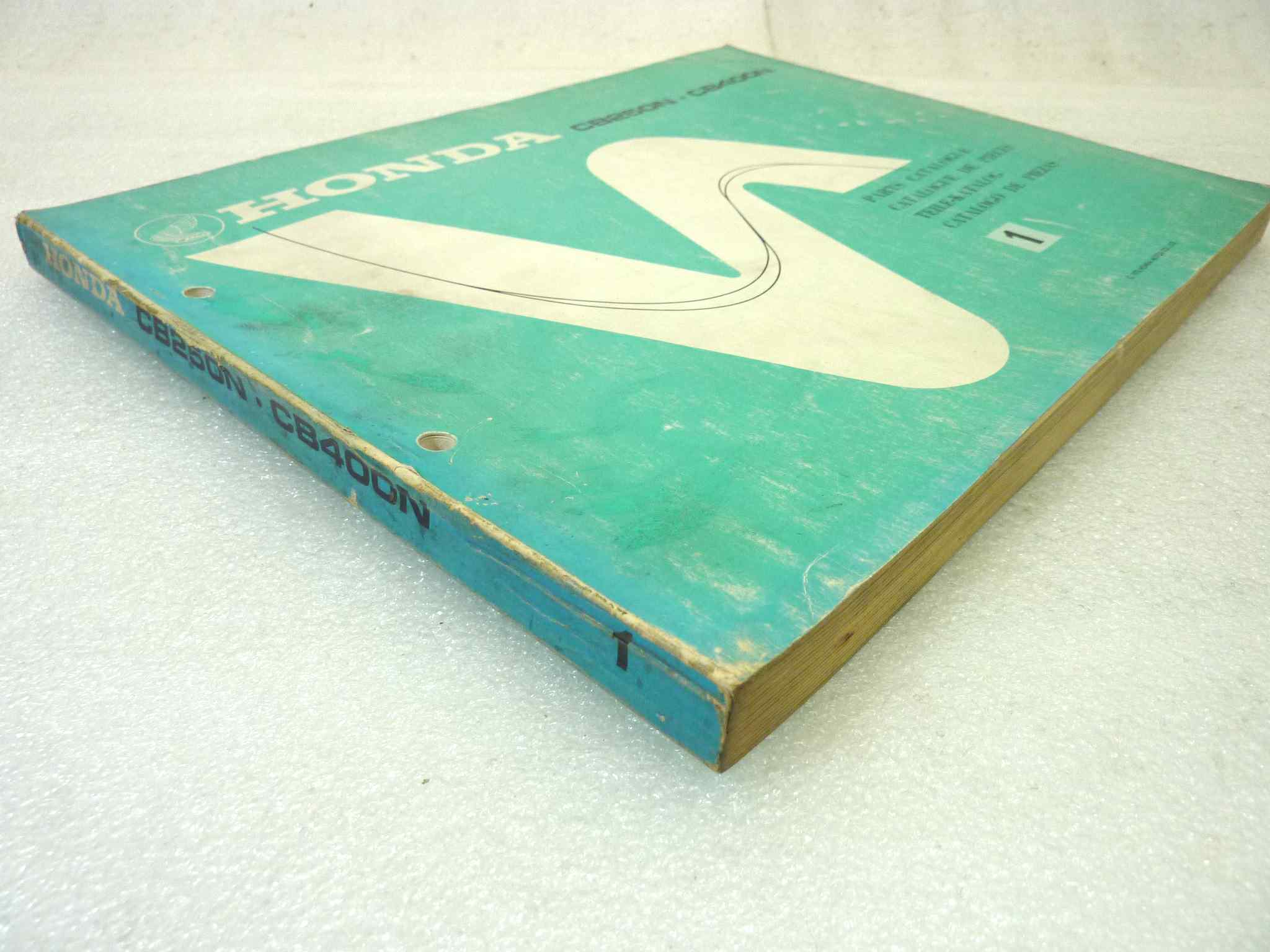 Catalogo parti ricambio Honda CB2560 400 N 1 ricambi ORIGINALE eng fra ger esp Parts Catalog dim 21,5 x 28 cm - immagine 7