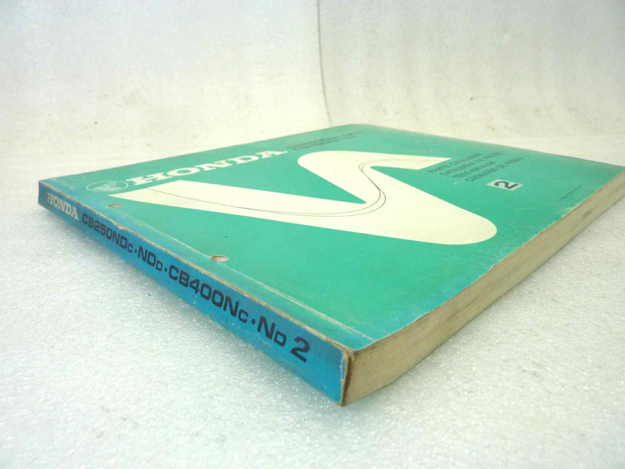 Catalogo parti ricambio Honda CB25 400 N 2 ricambi ORIGINALE eng fra ger esp Parts Catalog dim 21,5 x 28 cm - immagine 7
