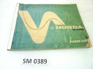 Catalogo parti ricambio Honda GL1000 ricambi ORIGINALE eng Parts Catalog dim 21,5 x 28 cm