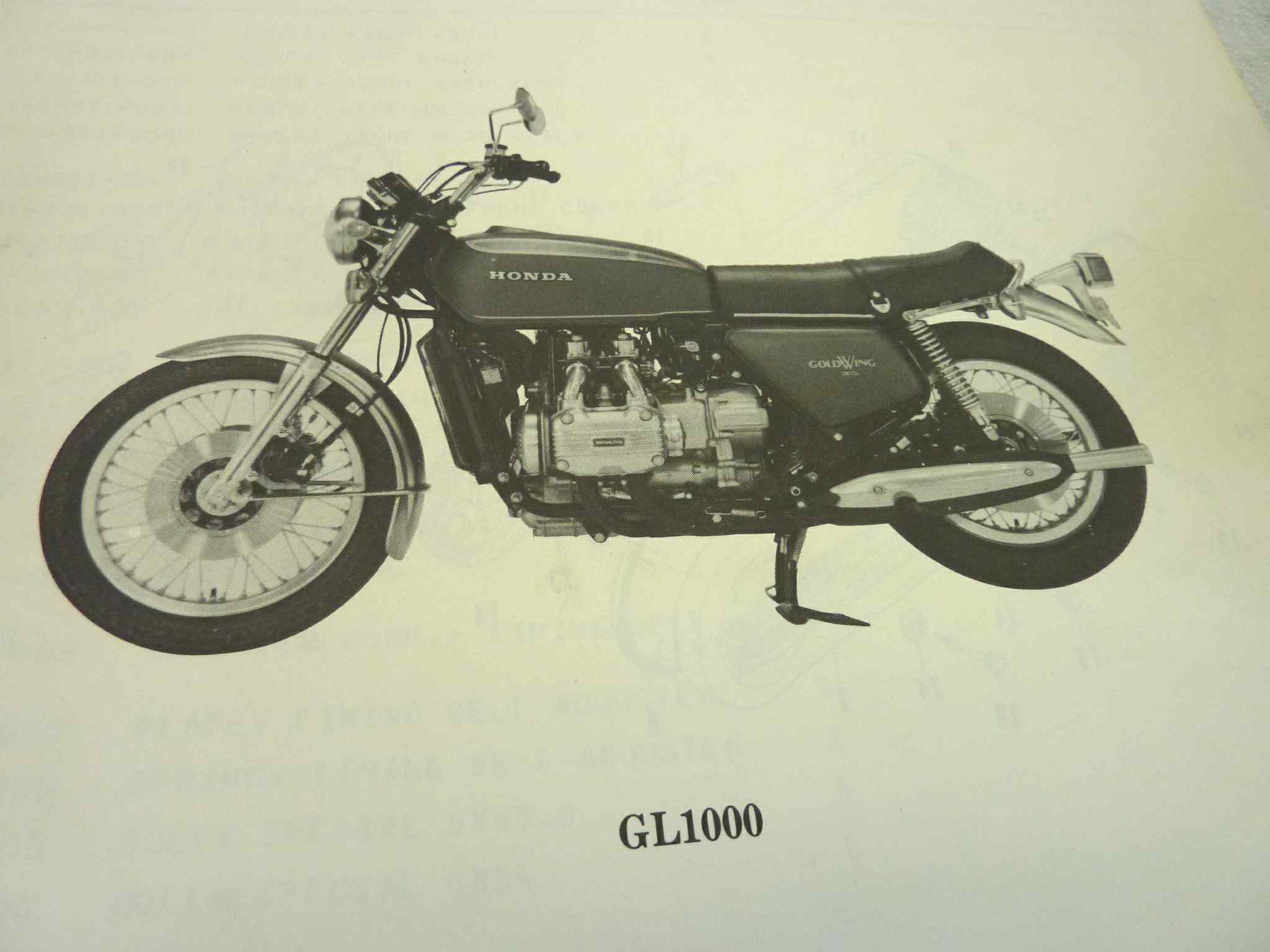 Catalogo parti ricambio Honda GL1000 ricambi ORIGINALE eng Parts Catalog dim 21,5 x 28 cm - immagine 6